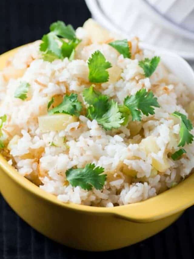 How to Make Pineapple Coconut Rice