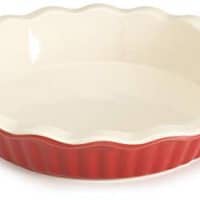 Good Cook Bradshaw International 04412 9′ RED Ceram Pie Plate