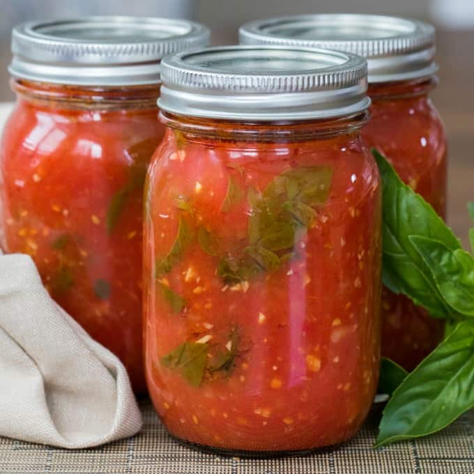 Jars of Pomodoro Sauce