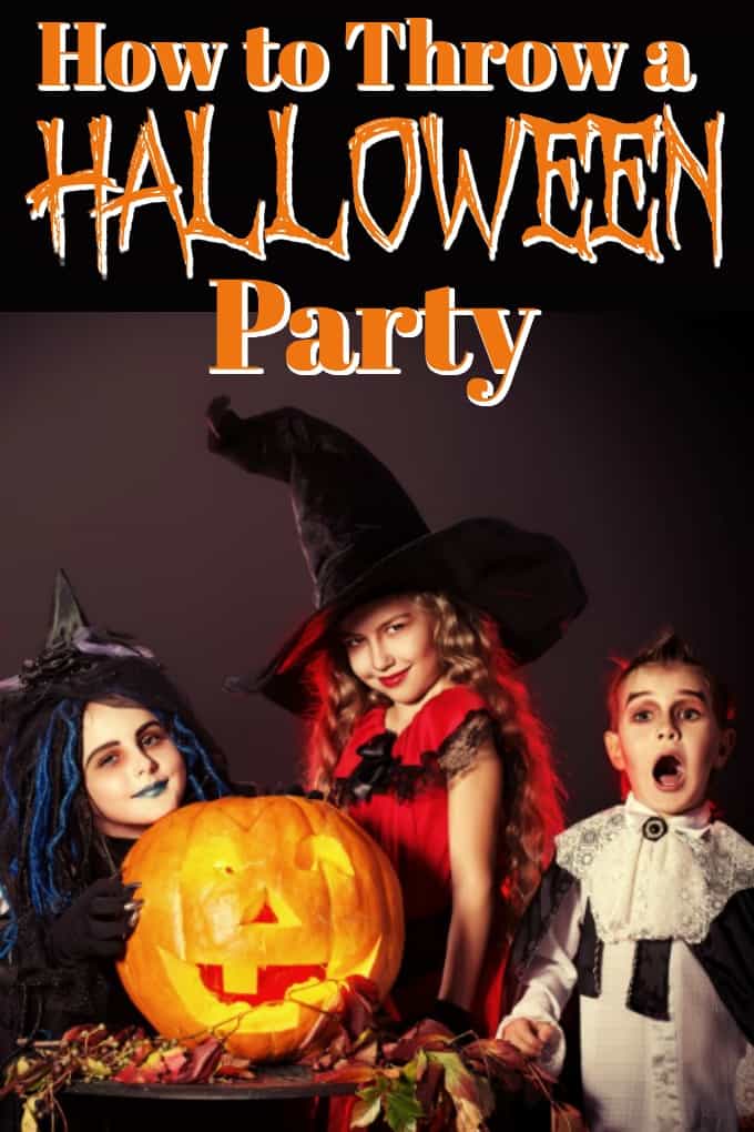 How to Throw a Halloween Party will help guide you through the activities, food, costumes, decor, music and more!! #HalloweenParty #Halloween