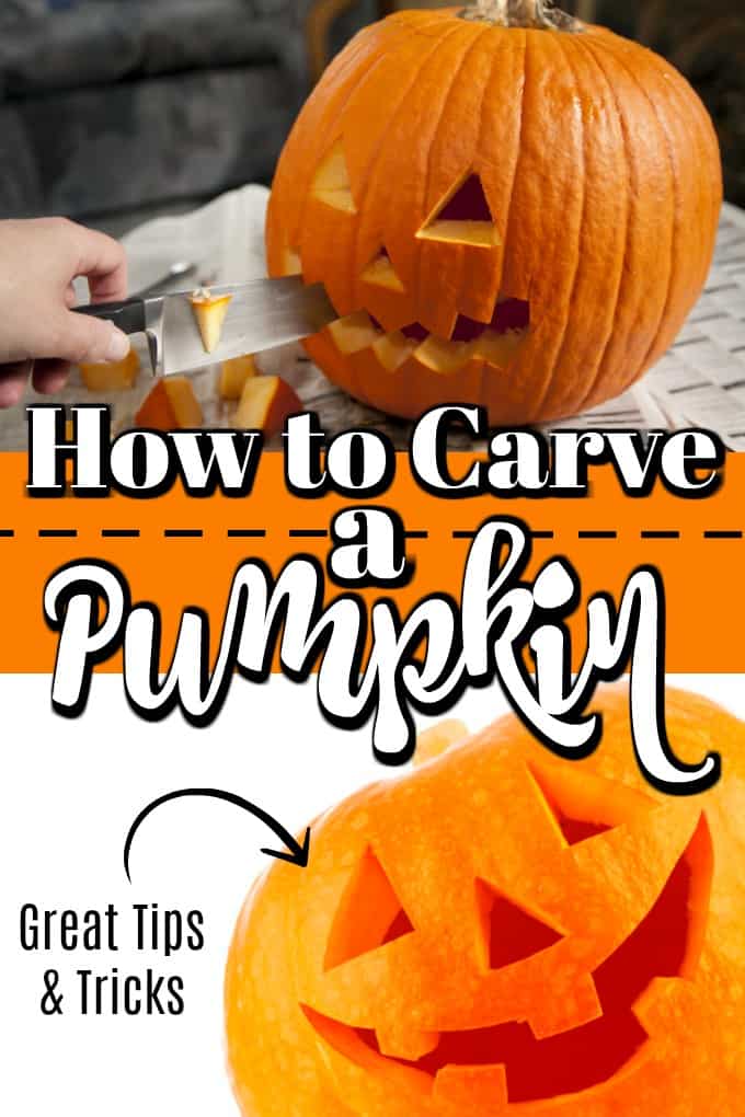 How to Carve a Pumpkin will help you with great tips and tricks that you may not have thought of!! #pumpkin #carving #Halloween