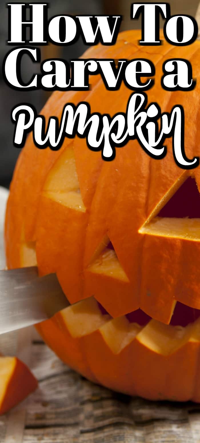 How to Carve a Pumpkin will help you with great tips and tricks that you may not have thought of!! #pumpkin #carving #Halloween