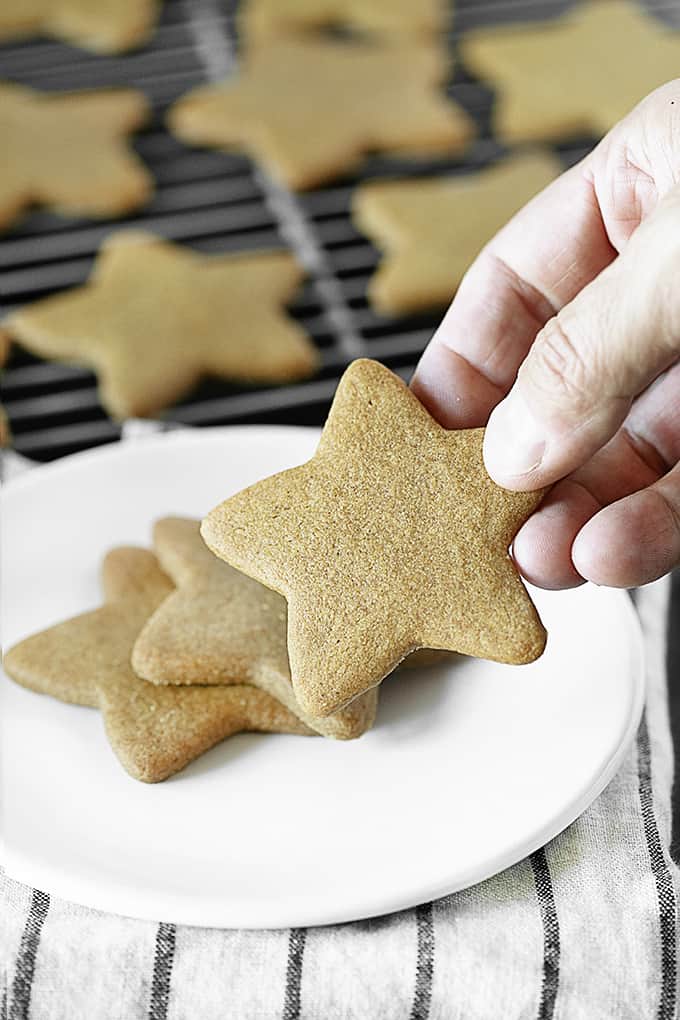 Hand Reaching for Star Cookie