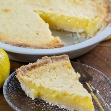 Lemon Chess Pie hero.