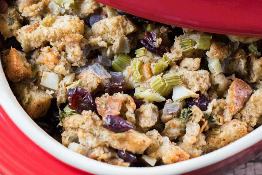 Horizontal of close up of stuffing