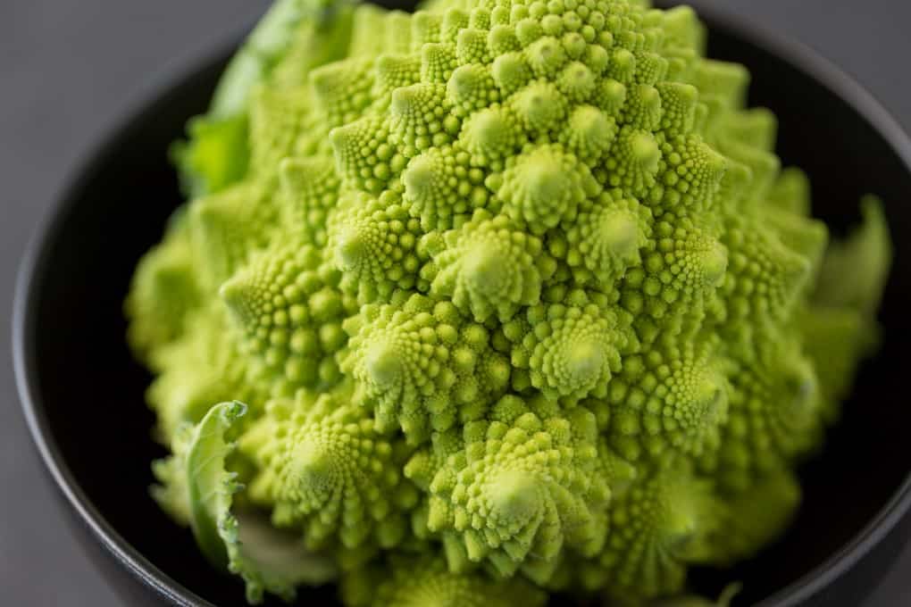 Close up of Romanesco Broccoli 