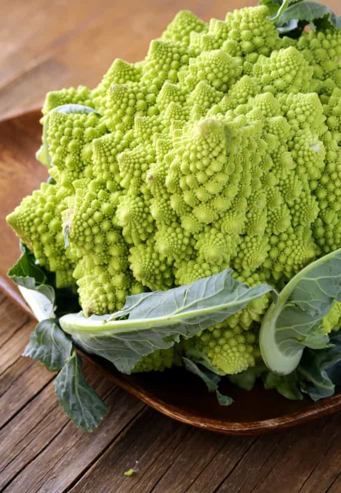 Romanesco Broccoli on a plate