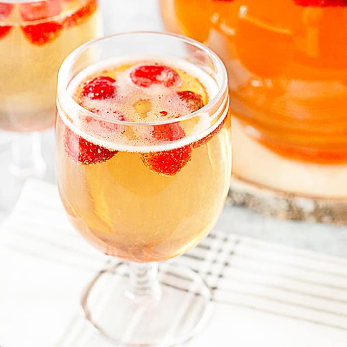 Lemon Champagne Punch (Perfect for Celebrating!)