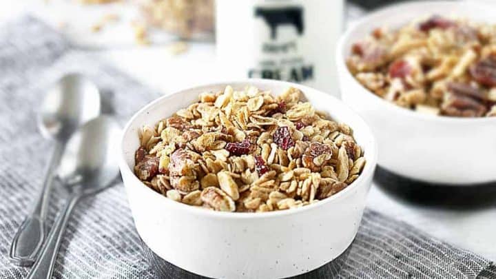 Bowl of Granola Cereal