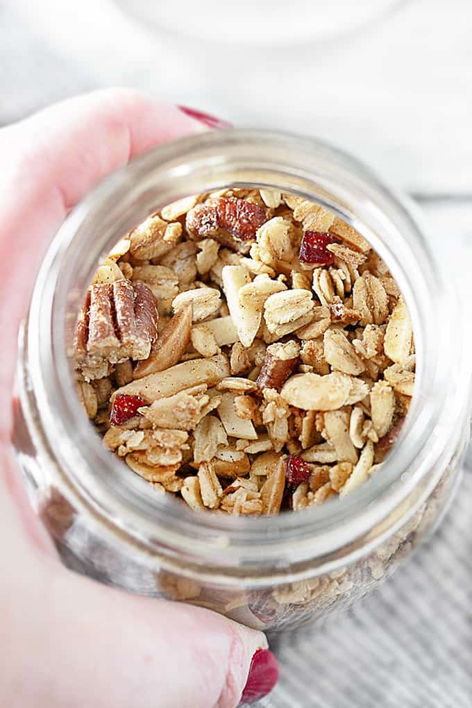 Homemade Granola in a Jar