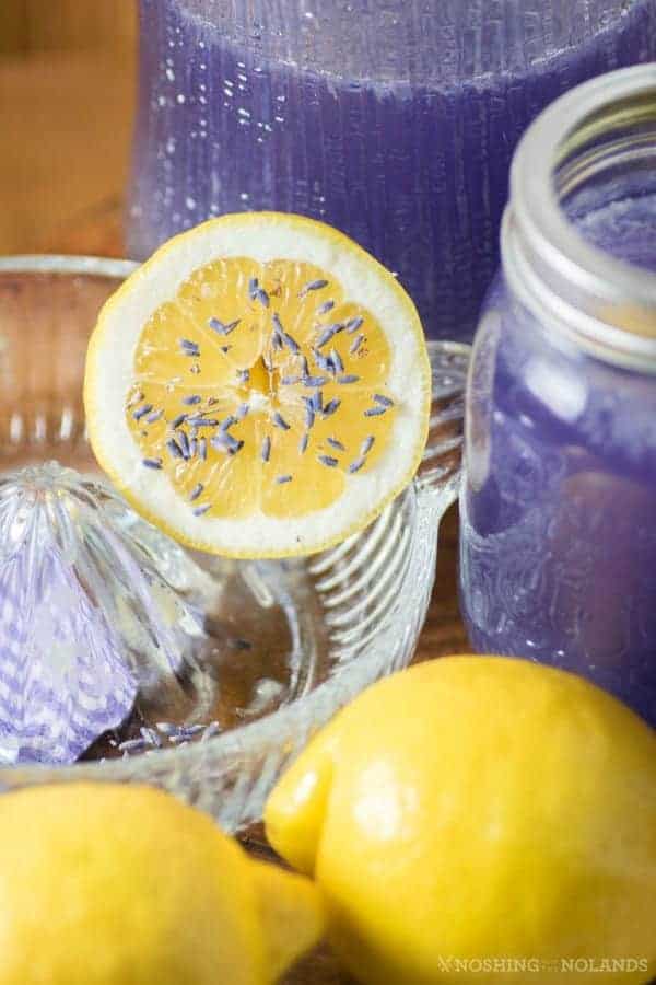 Lavender Lemonade is fantastic homemade and not too sweet