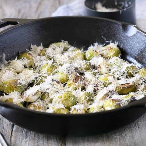 Roasted Brussels Sprouts with Parmesan