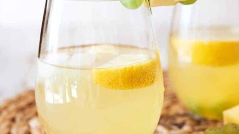 White Grape and Pineapple Spritzer