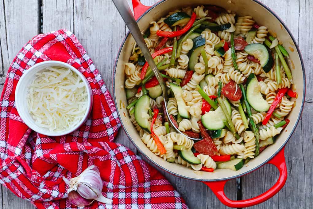 Easy Chorizo Pasta is ready in under 30  Noshing With the Nolands