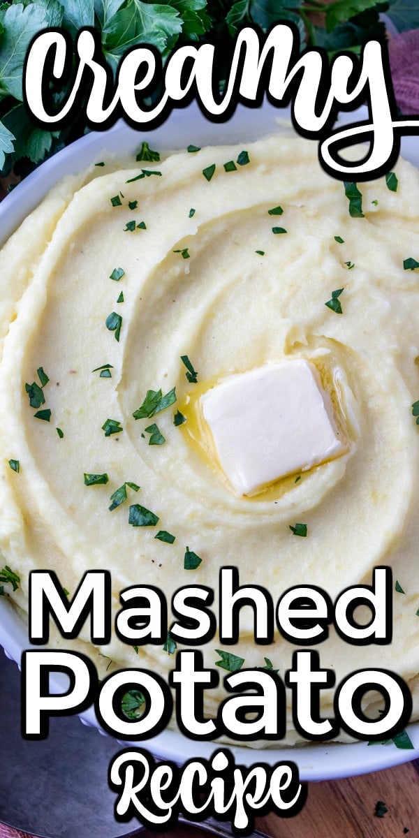 This Creamy Mashed Potato Recipe makes an excellent side dish that elevates the once lumpy potato to a new level!! Yukon Golds make a fabulous homemade mashed potato like restaurant quality dish. #mashedpotatoes #potatoes