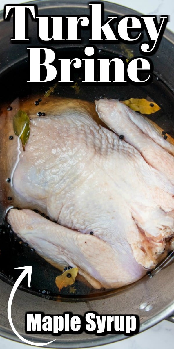 This Turkey Brine will leave your turkey tender and moist every time with fantastic results. #brine #turkey #turkeybrine