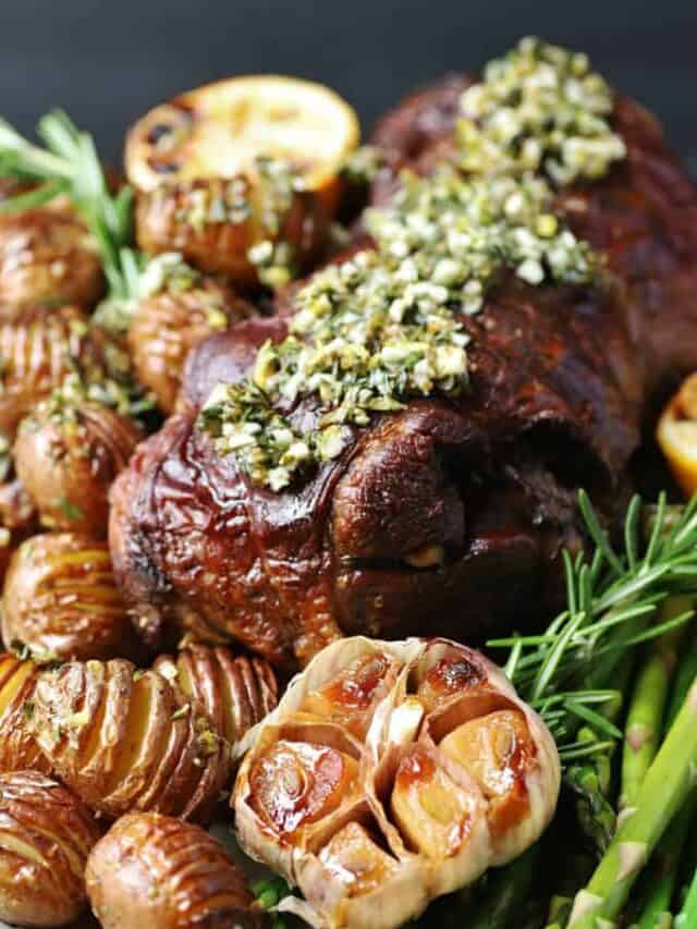 Slow Roasted Boneless Leg Of Lamb - Noshing With The Nolands