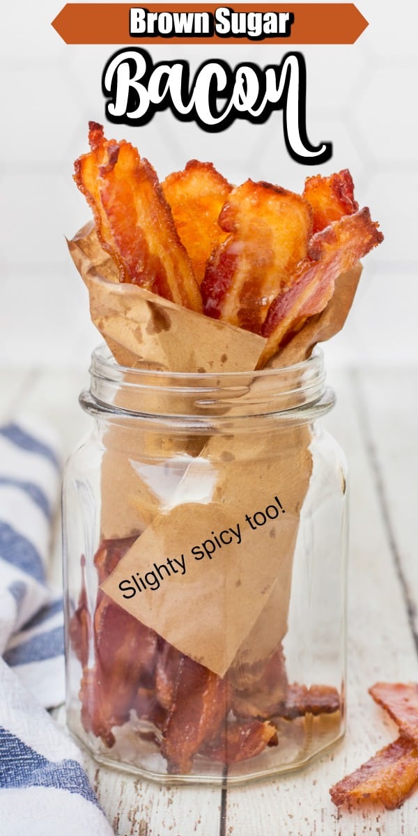 This amazing Brown Sugar Bacon will amp up your breakfast or brunch to a whole new level. We love the spicy sweetness! #brownsugarbacon #sweetandspicybacon