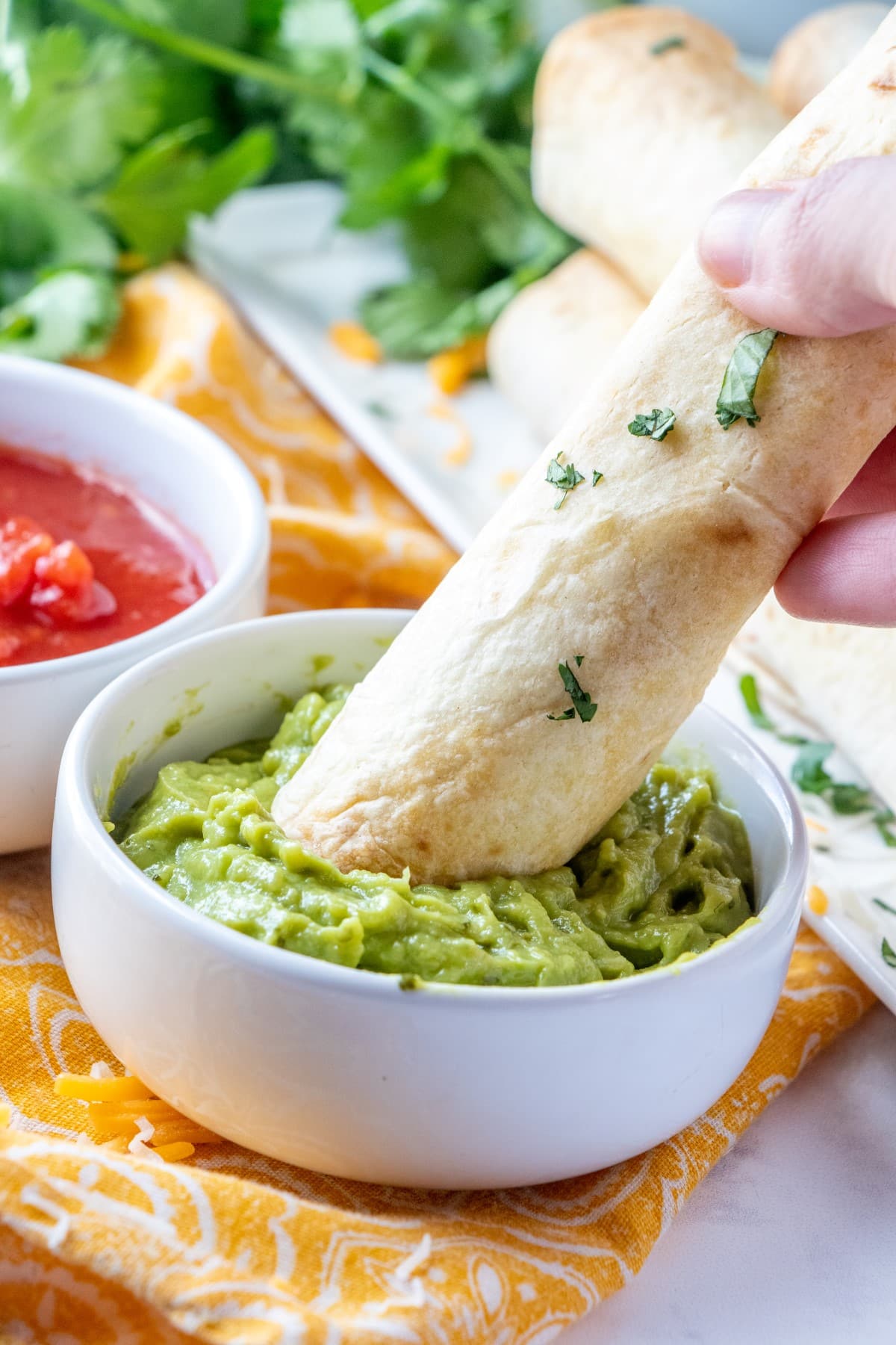 Baked Chicken Flautas (Rolled Tacos) - Noshing With the Nolands