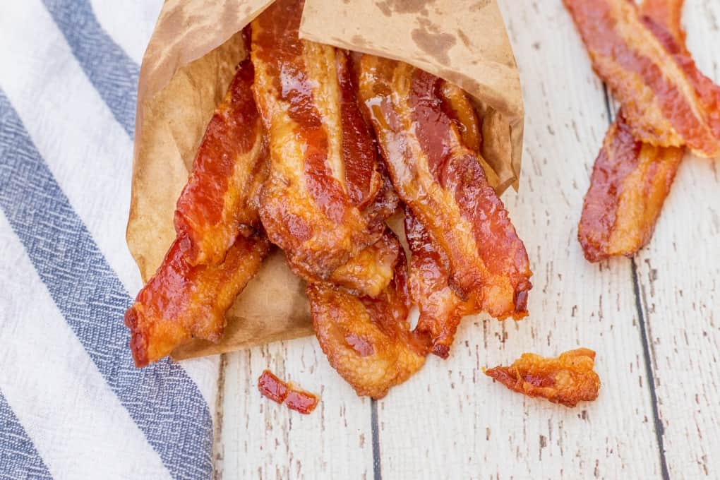 Close up of Brown Sugar Bacon