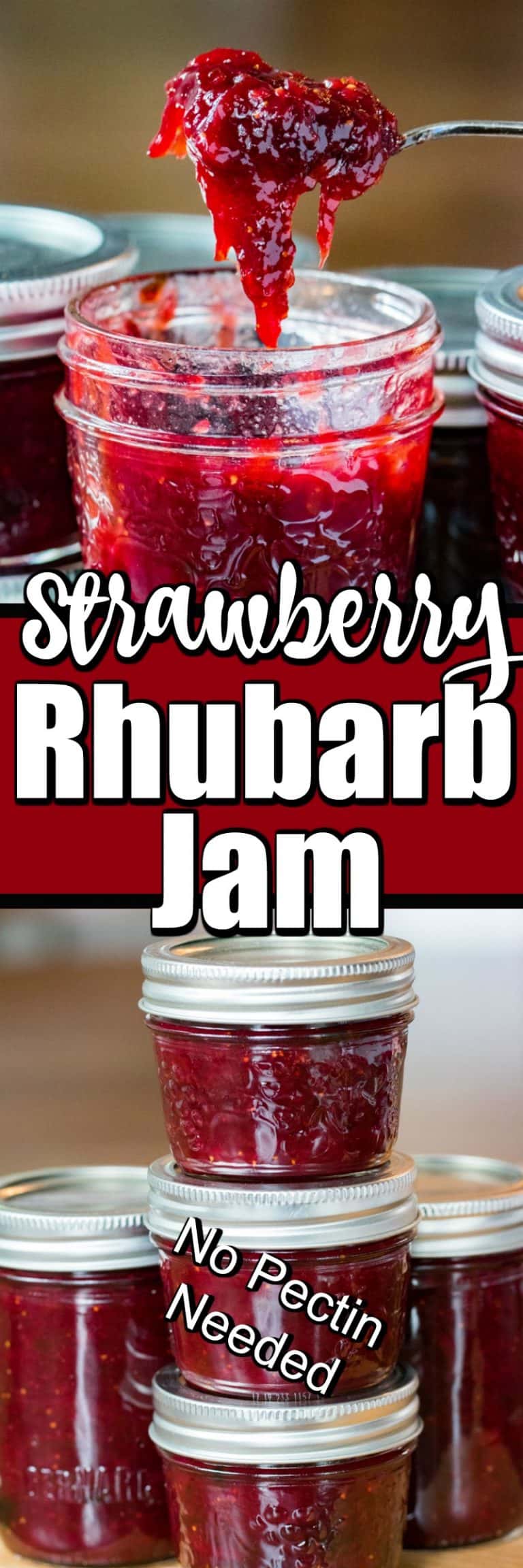 Strawberry Rhubarb Jam - Noshing With the Nolands