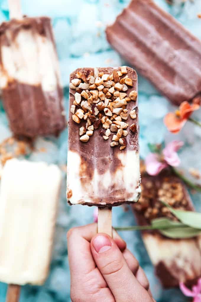 Pudding Pop with Nuts