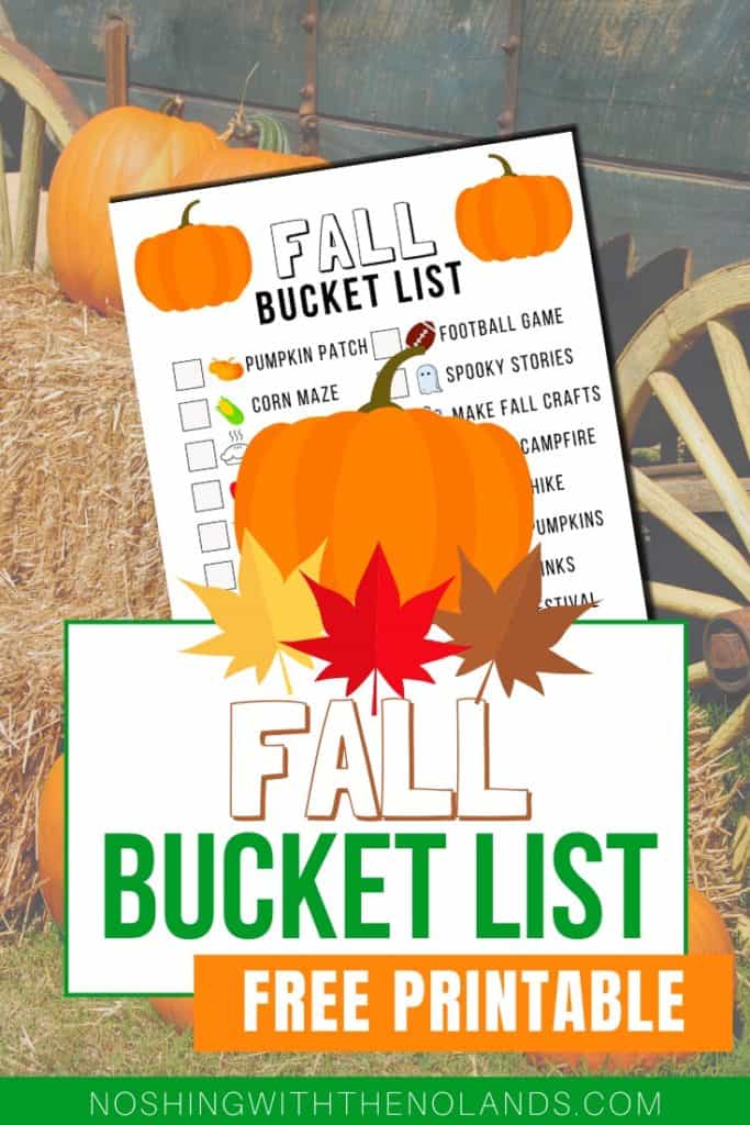 Fall Bucket List Pin