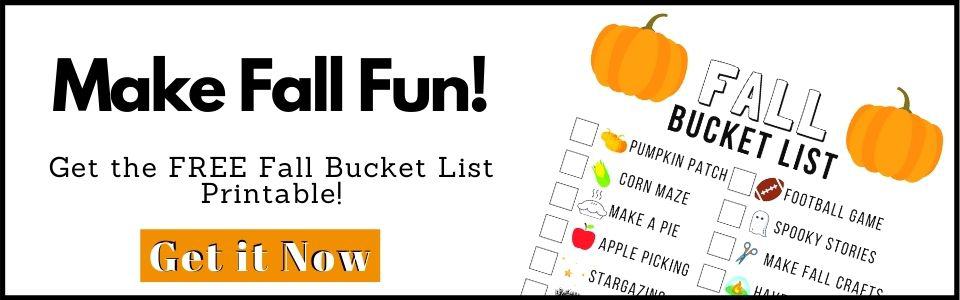 Fall Bucket List Printable