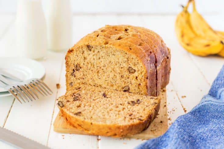 Super Easy Bread Machine Banana Bread - NWTN