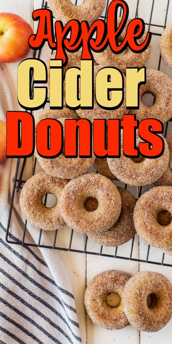 Baked Apple Cider Donuts Recipe pin