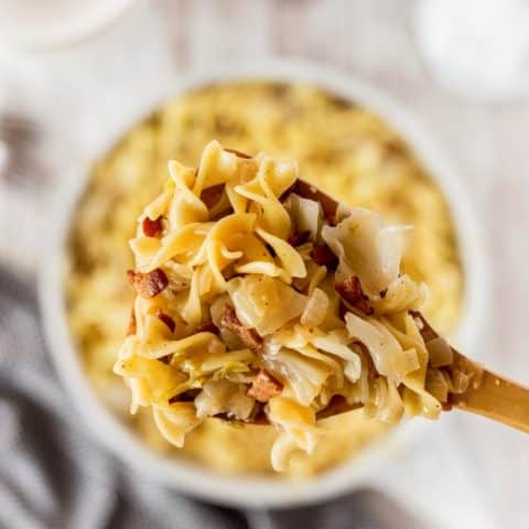 Haluski - Fried Cabbage and Noodles