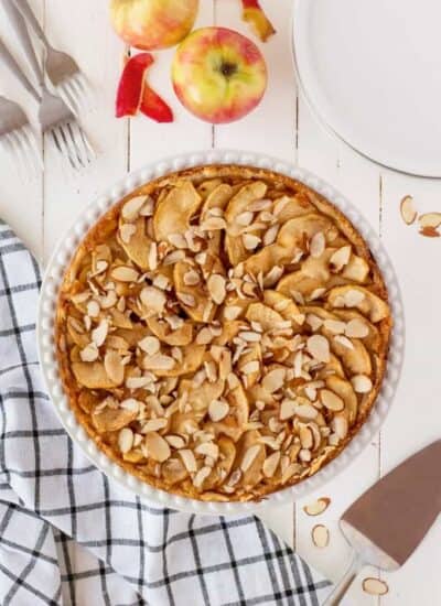 Bavarian Apple Torte hero.