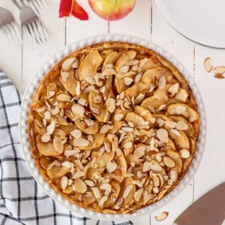 Bavarian Apple Torte hero.