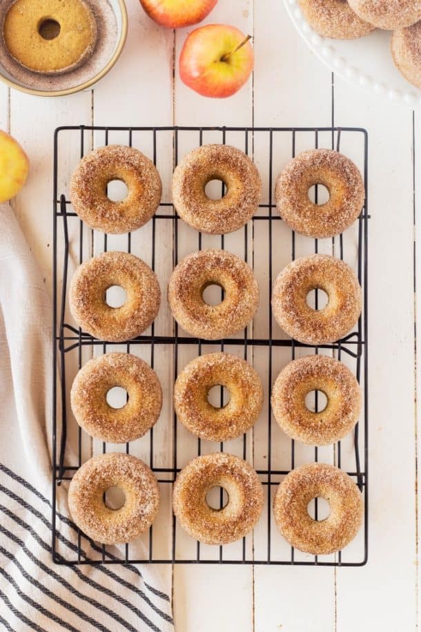 Baked Apple Cider Donuts Recipe - Noshing With the Nolands