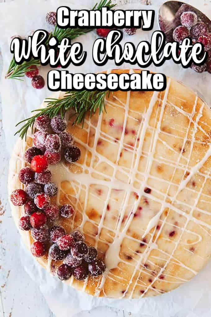 Cranberry White Chocolate Cheesecake Pin