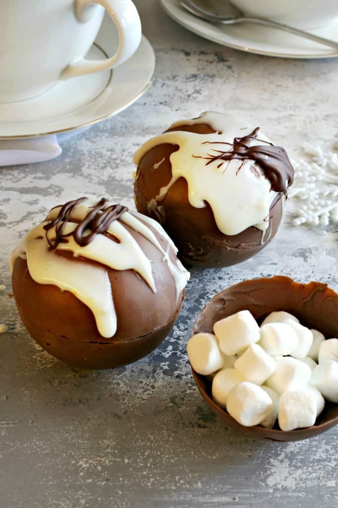 3 Pack White Chocolate Cocoa Bombs