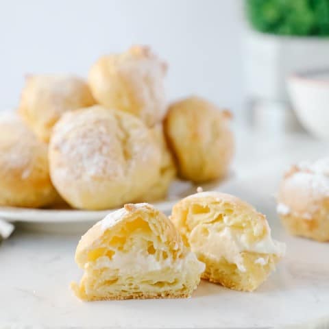 Delicious and Easy Mini Cream Puffs - Noshing With the Nolands