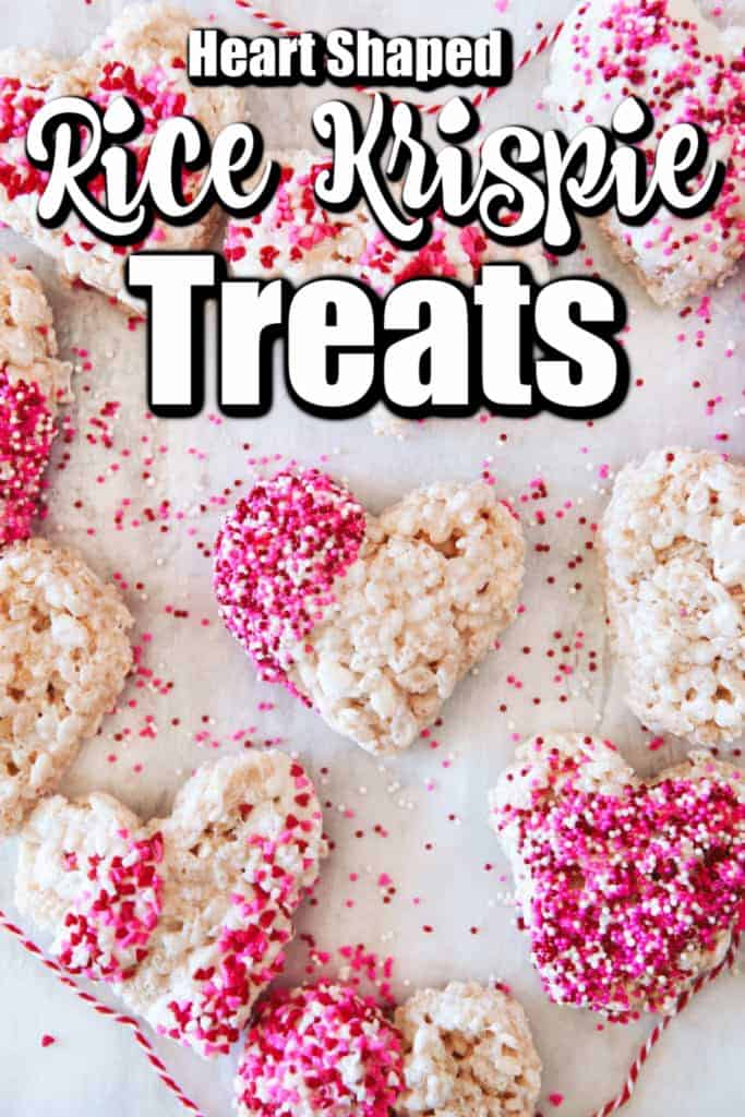 Heart Shaped Rice Krispie Treats - Noshing With the Nolands
