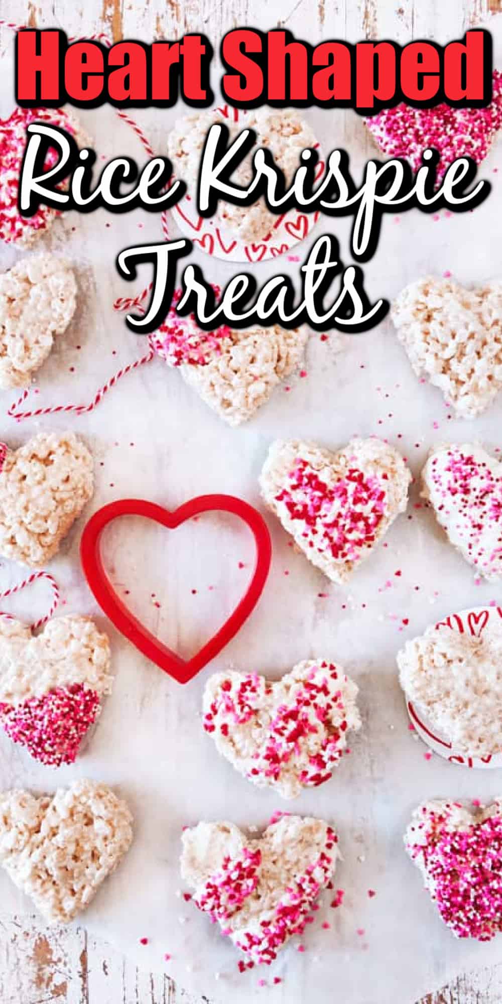 Heart Shaped Rice Krispie Treats Pin