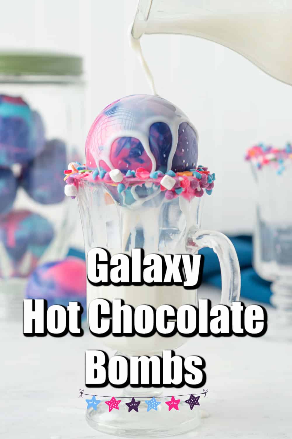 Galaxy Hot Chocolate Bombs Pin