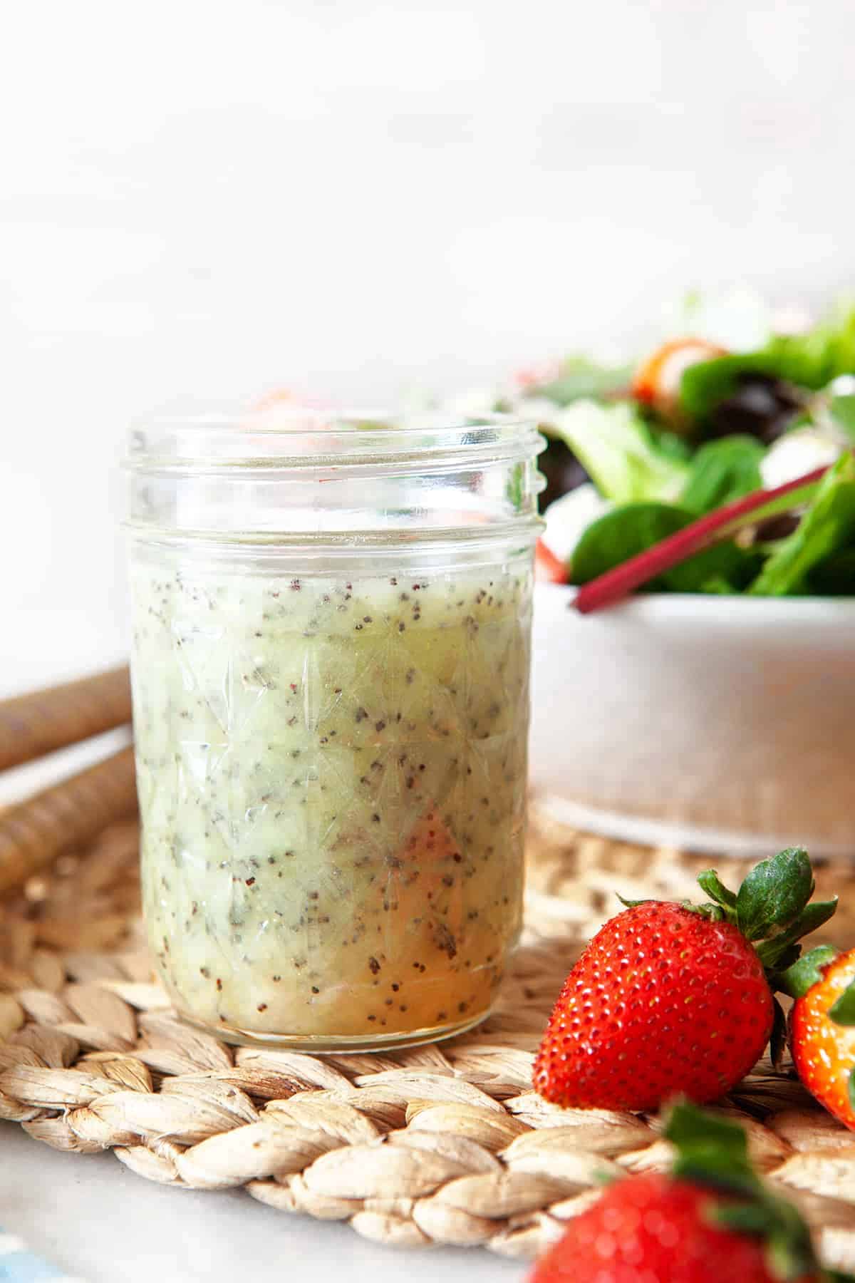 Poppy Seed Dressing in a jar