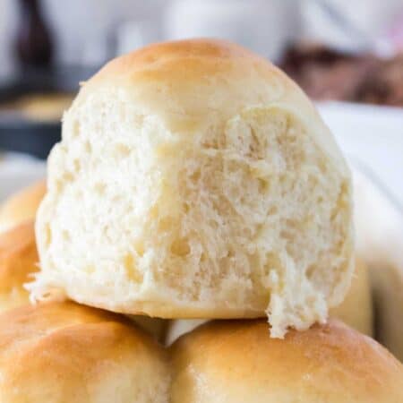 Sourdough Dinner Rolls Recipe hero.