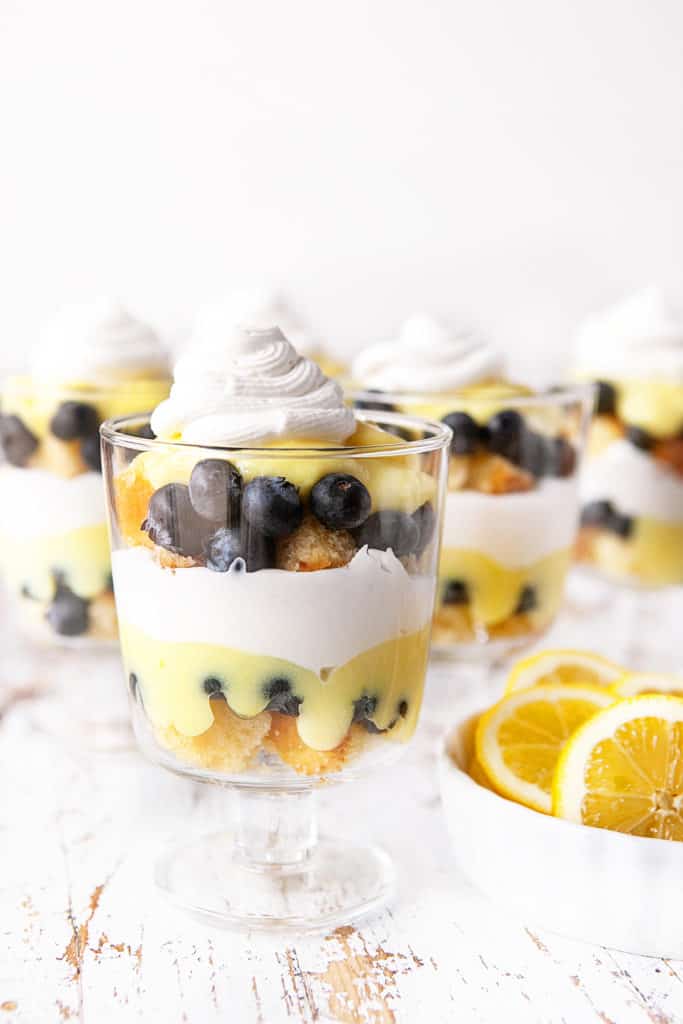 Lemon Blueberry Trifle - Noshing With the Nolands