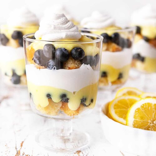 Lemon Blueberry Trifle - Noshing With the Nolands