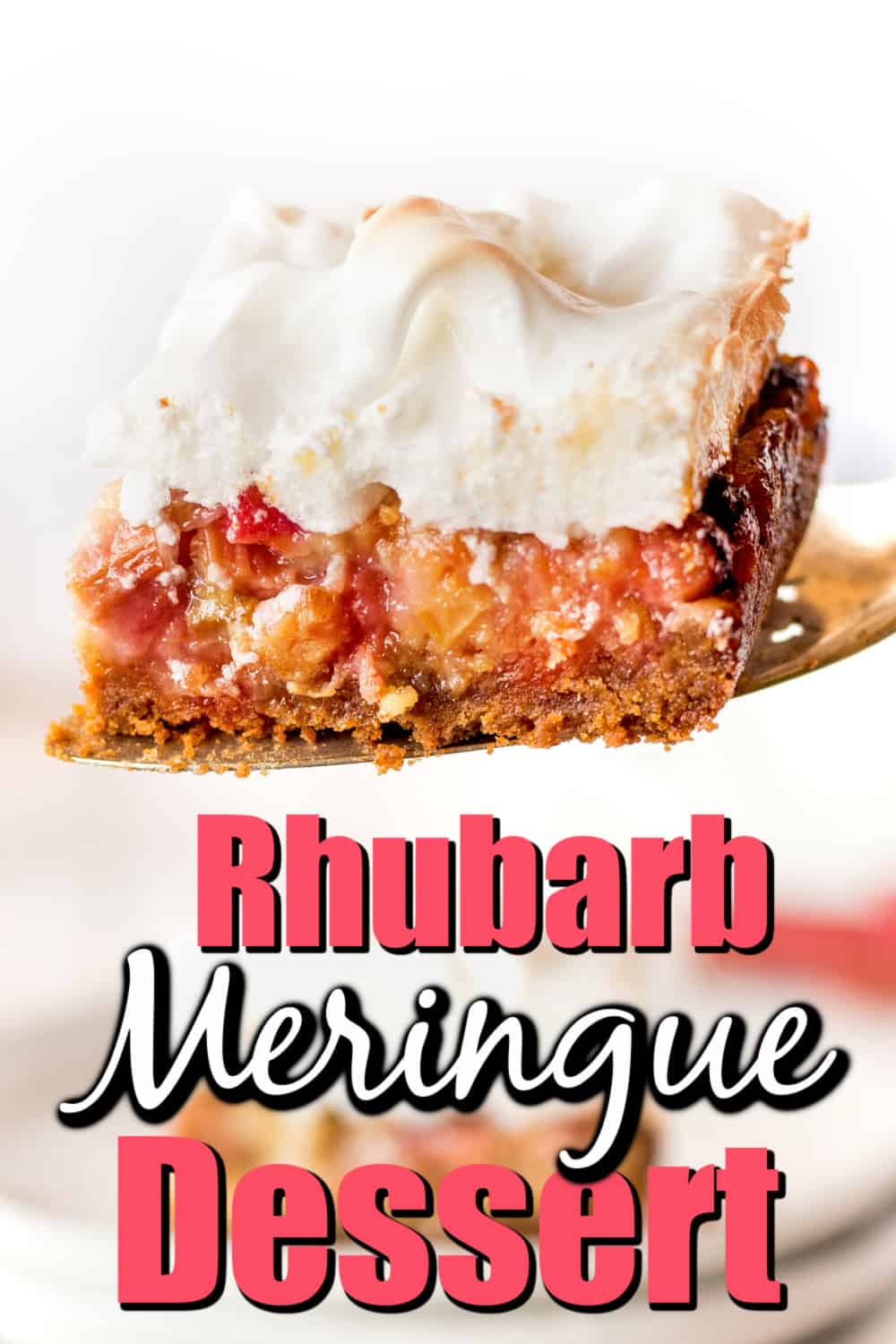 Rhubarb Meringue Dessert Pin