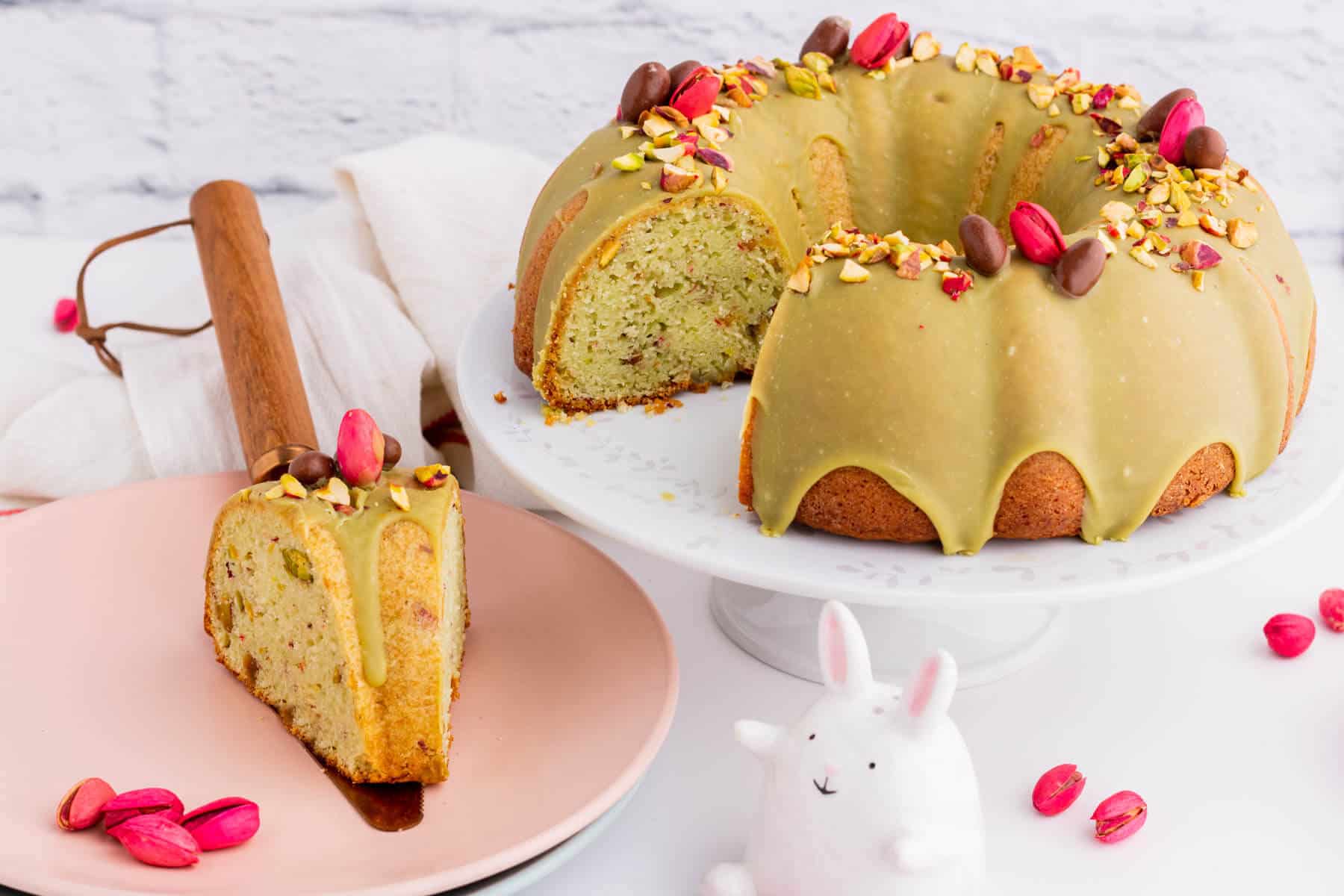 Pistachio Bundt Cake - Kitchen Gidget