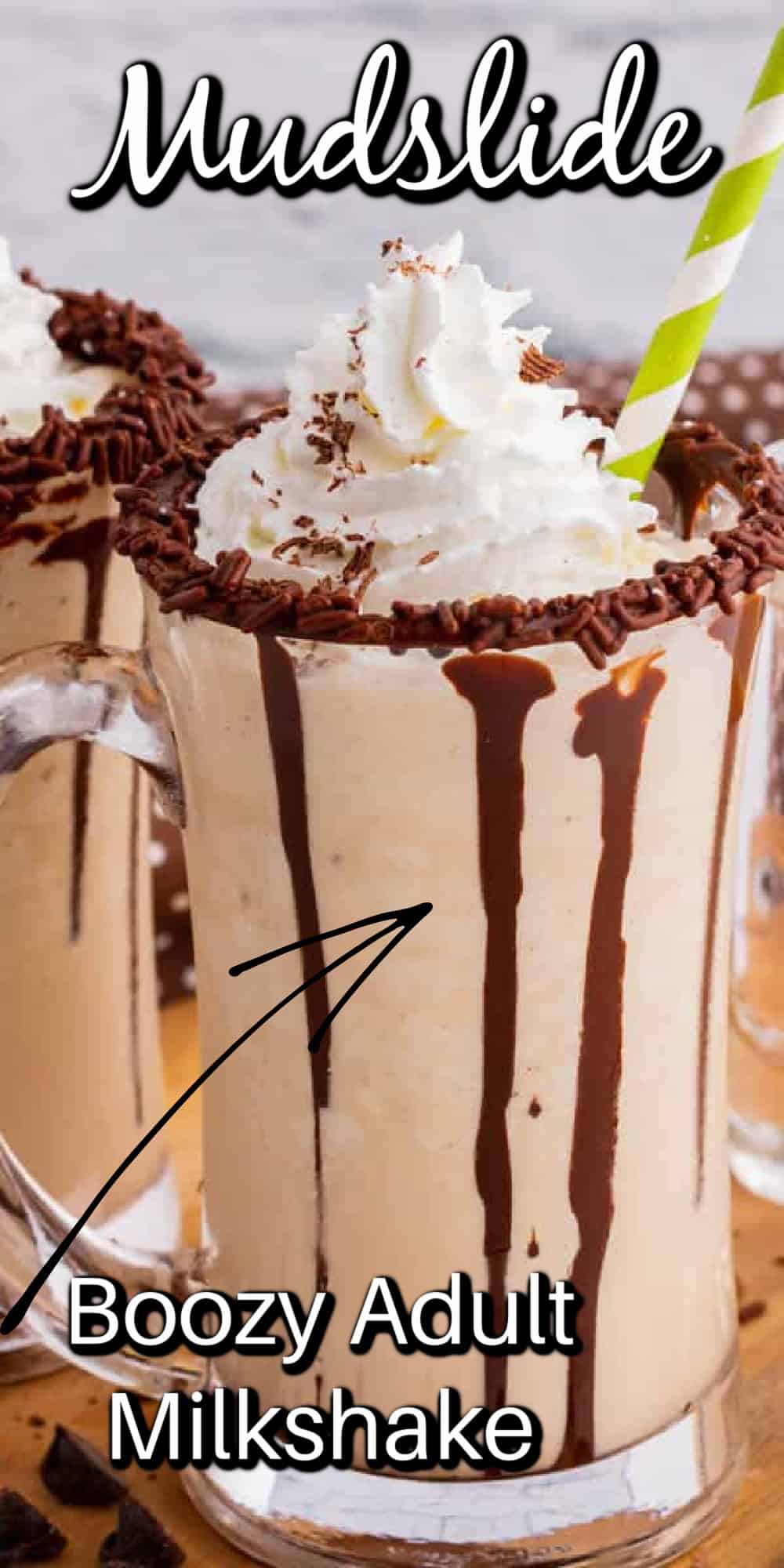 Frozen Mudslide Cocktail Pin