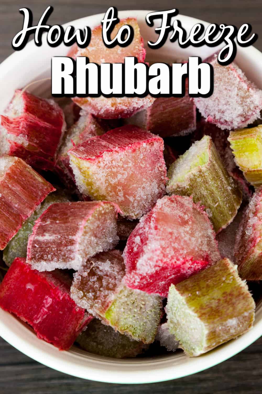 How to Freeze Rhubarb Pin