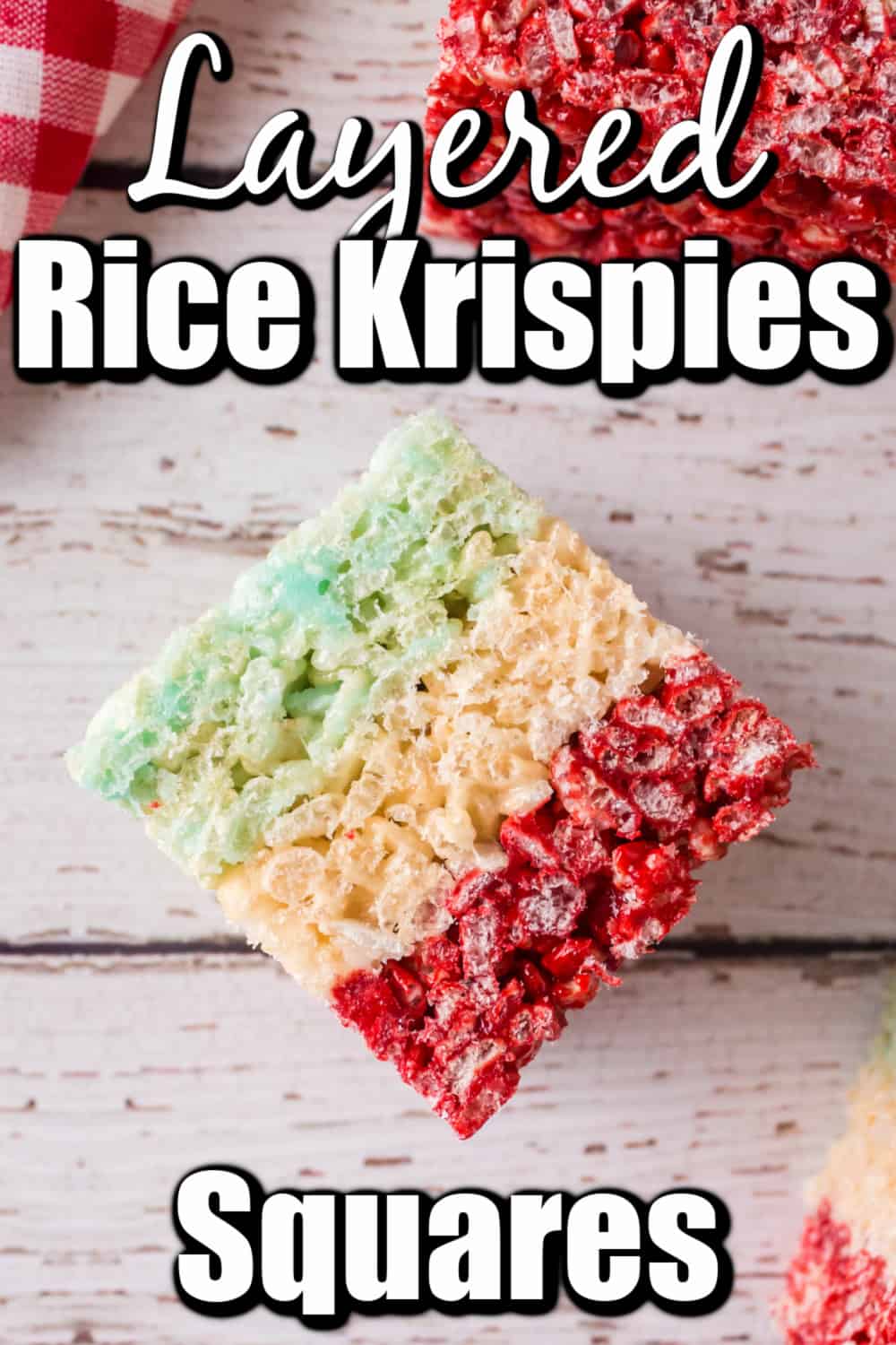 Layered Rice Krispies Squares Pin