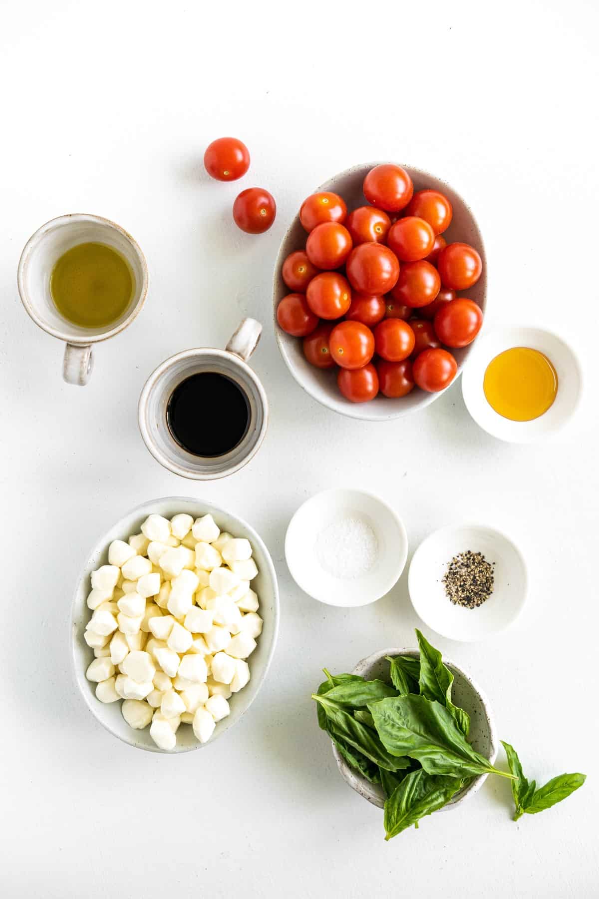 Ingredients for Easy Caprese Salad Recipe